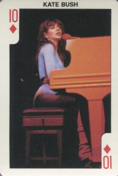 1986 Dandy Rock'n Bubble Playing Cards #10♦️ Kate Bush Front