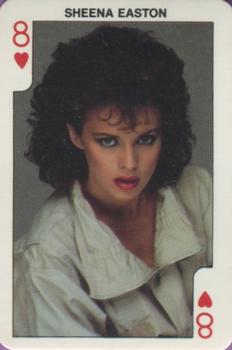 1986 Dandy Rock'n Bubble Playing Cards #8♥️ Sheena Easton Front