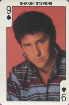 1986 Dandy Rock'n Bubble Playing Cards #9♠️ Shakin' Stevens Front