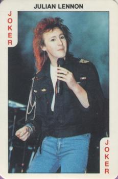 1986 Dandy Rock'n Bubble Playing Cards #JOKERa Julian Lennon Front