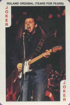 1986 Dandy Rock'n Bubble Playing Cards #JOKERb Roland Orzabal (Tears for Fears) Front