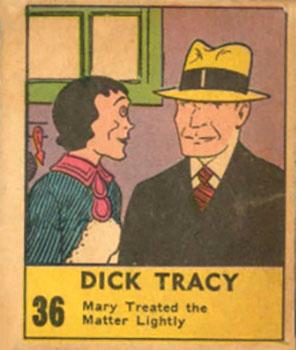 1937 Big Little Series (R23) #36 Dick Tracy Front