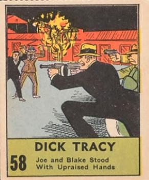 1937 Big Little Series (R23) #58 Dick Tracy Front