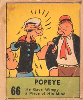 1937 Big Little Series (R23) #66 Popeye Front