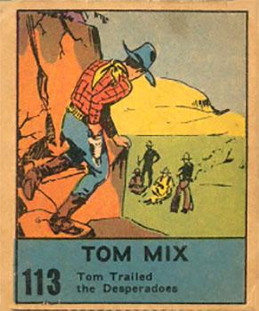 1937 Big Little Series (R23) #113 Tom Mix Front