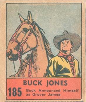 1937 Big Little Series (R23) #185 Buck Jones Front