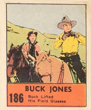 1937 Big Little Series (R23) #186 Buck Jones Front