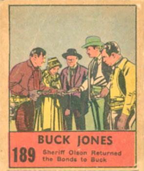 1937 Big Little Series (R23) #189 Buck Jones Front