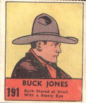 1937 Big Little Series (R23) #191 Buck Jones Front