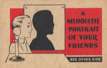 1930 O-Pee-Chee Trick Cards (V305) #NNO A Silhouette Portrait of Your Friends Front