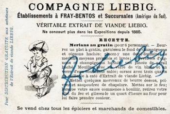 1904 Liebig Mets (Types of Food) (French Text) (F764, S764) #NNO Poisson Back