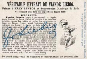 1904 Liebig Mets (Types of Food) (French Text) (F764, S764) #NNO Volaille Back