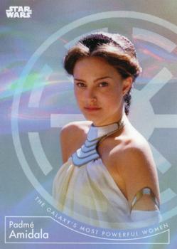 2022 Topps Online Star Wars: The Galaxy’s Most Powerful Women #4 Padmé Amidala Front