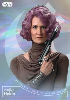 2022 Topps Online Star Wars: The Galaxy’s Most Powerful Women #8 Amilyn Holdo Front
