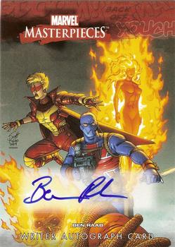 2008 Upper Deck Marvel Masterpieces 3 - Writer Autographs #BR Ben Raab Front