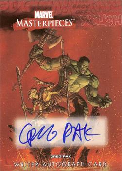2008 Upper Deck Marvel Masterpieces 3 - Writer Autographs #GP Greg Pak Front