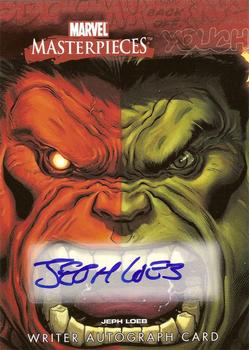 2008 Upper Deck Marvel Masterpieces 3 - Writer Autographs #JL Jeph Loeb Front