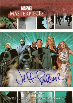 2008 Upper Deck Marvel Masterpieces 3 - Writer Autographs #JP-1 Jeff Parker Front