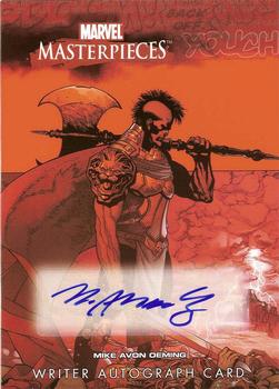 2008 Upper Deck Marvel Masterpieces 3 - Writer Autographs #MO Mike Avon Oeming Front