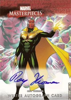 2008 Upper Deck Marvel Masterpieces 3 - Writer Autographs #RT Roy Thomas Front