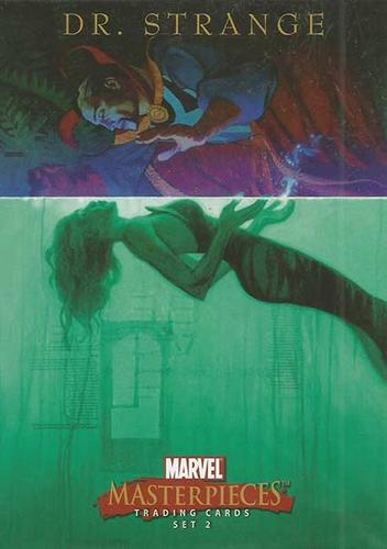 2008 Upper Deck Marvel Masterpieces Set 2 - Jumbo Box Toppers #1 Dr. Strange Front