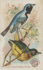 1898 Church & Co. Beautiful Birds (J2 Narrow) #47 Black-throated Blue Wood Warbler Front
