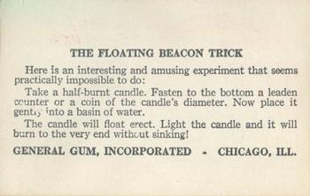 1930 General Gum Trick Cards (R155) #NNO The Floating Beacon Trick Back
