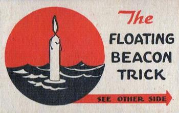 1930 General Gum Trick Cards (R155) #NNO The Floating Beacon Trick Front