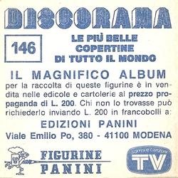 1981 Panini Discorama #146 Steven Schlaks Back
