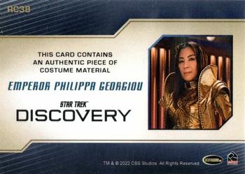 2022 Rittenhouse Star Trek: Discovery Season Three - Relics #RC38 Emperor Philippa Georgiou Back