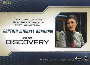 2022 Rittenhouse Star Trek: Discovery Season Three - Relics #RC39 Captain Michael Burnham Back