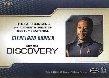 2022 Rittenhouse Star Trek: Discovery Season Three - Relics #RC48 Cleveland Booker Back