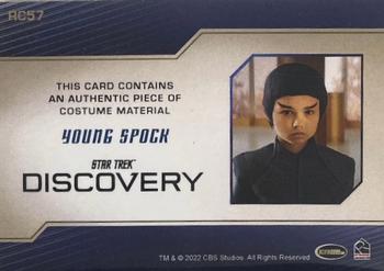 2022 Rittenhouse Star Trek: Discovery Season Three - Relics #RC57 Young Spock Back