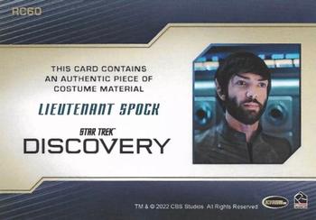 2022 Rittenhouse Star Trek: Discovery Season Three - Relics #RC60 Lieutenant Spock Back