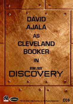 2022 Rittenhouse Star Trek: Discovery Season Three - Characters #CC6 Cleveland Booker Back