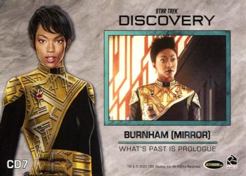 2022 Rittenhouse Star Trek: Discovery Season Three - Costume Designs #CD7 Burnham (Mirror) Back