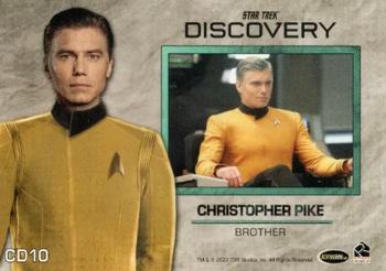 2022 Rittenhouse Star Trek: Discovery Season Three - Costume Designs #CD10 Christopher Pike Back