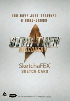 2022 Rittenhouse Star Trek: Discovery Season Three - Sketches #NNO Charles Hall Back