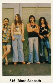 1980 Samlarsaker Popbilder (Swedish) #516 Black Sabbath Front