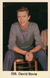 1980 Samlarsaker Popbilder (Swedish) #526 David Bowie Front