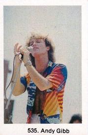 1980 Samlarsaker Popbilder (Swedish) #535 Andy Gibb Front
