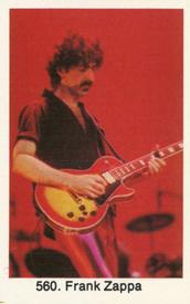 1980 Samlarsaker Popbilder (Swedish) #560 Frank Zappa Front
