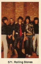 1980 Samlarsaker Popbilder (Swedish) #571 Rolling Stones Front
