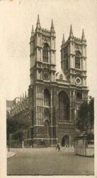 1925 Spinet House Views of London (Small) #38 Westminster Abbey Front
