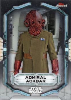 2022 Topps Finest Star Wars #2 Admiral Ackbar Front