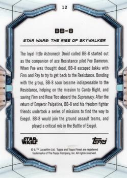 2022 Topps Finest Star Wars #12 BB-8 Back