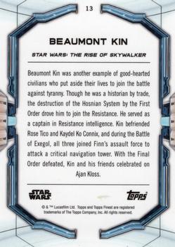 2022 Topps Finest Star Wars #13 Beaumont Kin Back