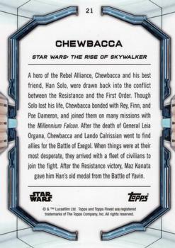 2022 Topps Finest Star Wars #21 Chewbacca Back