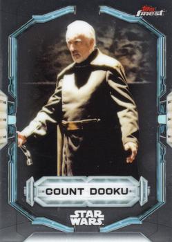 2022 Topps Finest Star Wars #26 Count Dooku Front
