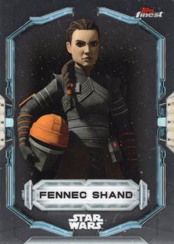 2022 Topps Finest Star Wars #35 Fennec Shand Front